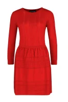 wełniana šaty Boutique Moschino 	červená	